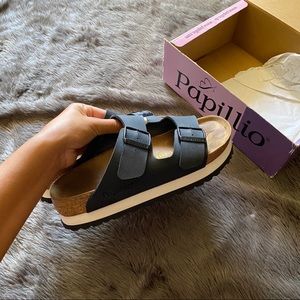 Birkenstock platform sandals